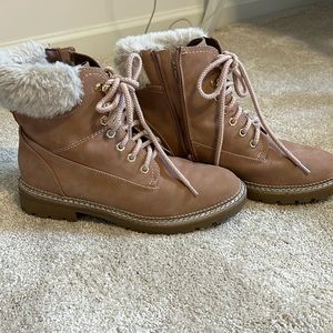 Steve Madden suede zip-up boots. So cute!